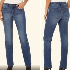 LIVERPOOL Eco Sadie Straight Leg Mid-Rise Jean in Colour Whitney